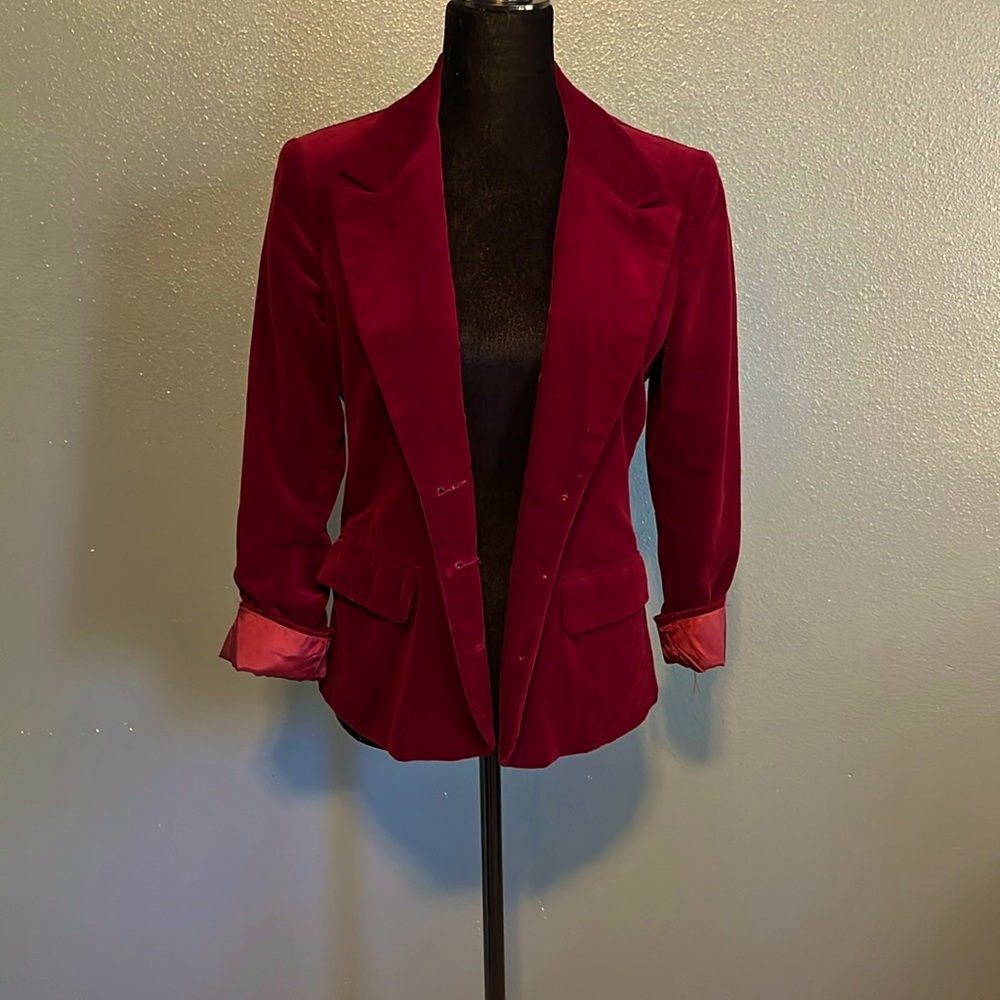 Vintage✨ velvet jacket